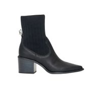 Foto do produto Bota Lança Perfume Salto Bloco Knit Preto - 537BO001049