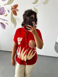 Foto do produto Camisa Adão Vermelha
