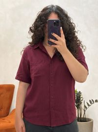 Foto do produto Camisa Vinho