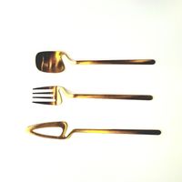 KIT TALHERES DOURADO