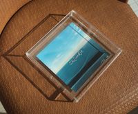 Quadro Calmaria Unquê - Fotografia Bordada 20 x 20 Acrílico