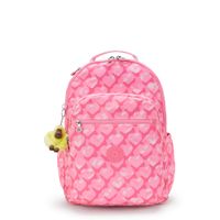 Foto do produto MOCHILA KIPLING SEOUL ESTAMPADO - ADORABLE HEARTS