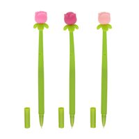 Foto do produto CANETA GEL LOVE FLOWERS ROSA 0,5MM   (ESCRITA PRETA)
