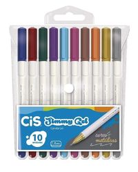 Foto do produto CANETA JIMMY GEL EST C/10 COR METALICAS
