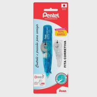 Foto do produto FITA CORRETIVA PENTEL AZUL + REFIL GRÁTIS