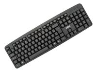 Foto do produto Teclado USB OEX TC10 Basic ABNT2 Preto com Fio Plug & Play Silencioso