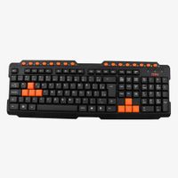 Foto do produto Teclado Gamer OEX TC200 Action USB ABNT2 Preto com Teclas Multimídia e Design Ergonômico