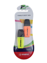 Foto do produto STABILO BOSS MINI BLISTER C/2 UN AM+LR