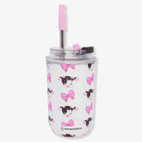 Foto do produto COPO NEO C/CANUDO 300ML VAQUINHA