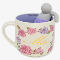 Foto do produto CANECA 350ML C/ INFUSOR P/ CHÁ MÃE ENCANTO