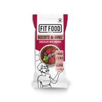 Foto do produto Biscoito de Arroz com Chocolate Meio Amargo Fit Food 60g