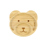 Foto do produto Prato Urso c/ Ventosa Ecokitchen em Bambu