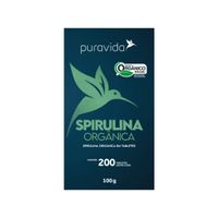Foto do produto Spirulina Orgânica Puravida 200 Tabletes