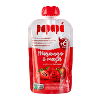 Foto do produto Papinha Orgânica de Maça e Morango Papapá 100g