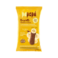 Foto do produto Biscotti Banana e Cacau Papapá 60g