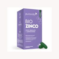 Foto do produto Bio Zinco Puravida 30 Cápsulas 