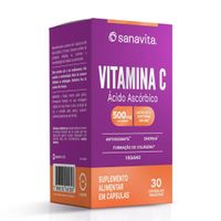 Foto do produto Vitamina C Sanavita 30 Cápsulas