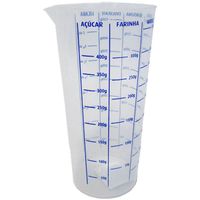 Foto do produto   Copo Graduado de Plástico Com Bico Art House 500ml