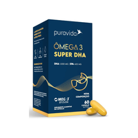 Foto do produto Ômega 3 Super DHA Puravida 60 Cápsulas