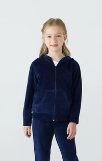 Foto do produto Jaqueta Básica Infantil Menina Em Plush Com Capuz