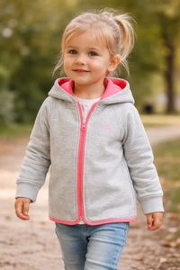 Foto do produto Jaqueta Bebê E Infantil Em Moletom Peluciado. Cinza Claro 9-12 M