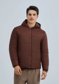 Foto do produto Jaqueta Básica Masculina Puffer Com Capuz