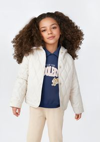 Foto do produto Jaqueta Puffer Infantil Menina Toddler Com Capuz