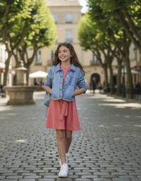 Foto do produto Jaqueta Menina Em Jeans De Algodão