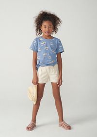 Foto do produto Shorts Menina Em Tecido Alfaiataria