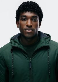 Foto do produto Jaqueta Masculina Corta Vento Com Capuz E Bolso