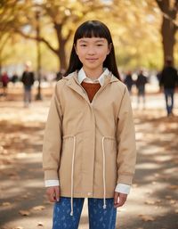 Foto do produto Jaqueta Parka Infantil Menina Bomber Com Capuz