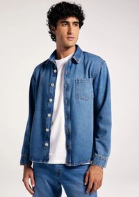 Foto do produto Camisa Masculina Jeans Manga Longa