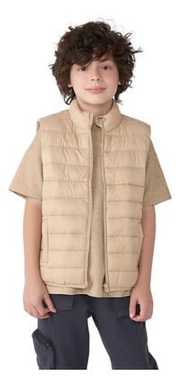 Foto do produto Colete Puffer Infantil Unissex Com Bolsos