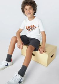Foto do produto Conjunto Manga Curta Infantil Menino Em Malha De Algodão