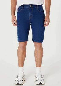 Foto do produto Bermuda Jeans Masculina Reta Soft Touch