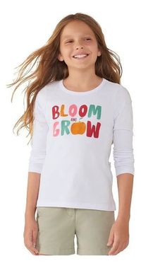 Foto do produto Blusa Infantil Menina Manga Longa Com Estampa