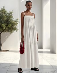 Foto do produto Vestido Midi Com Recortes