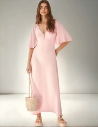 Foto do produto Vestido Midi Manga Godê