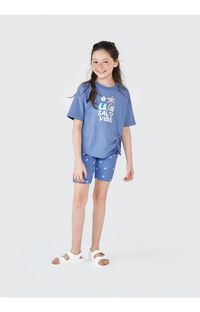 Foto do produto Conjunto Curto Infantil Menina Com Franzido Frontal