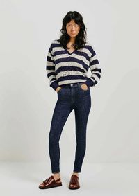 Foto do produto Calça Jeans Básica Feminina Cintura Média Ultra Stretch