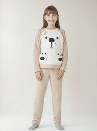 Foto do produto Pijama Longo Infantil Unissex Em Fleece