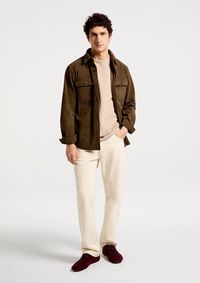 Foto do produto Calça Masculina Reta Em Sarja