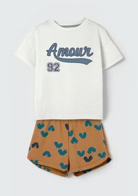 Foto do produto Conjunto Infantil Menina Curto Estampado