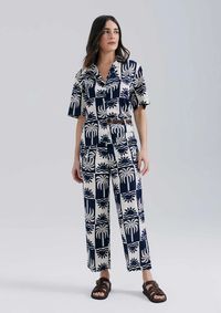Foto do produto Calça Feminina Estampada Cintura Alta