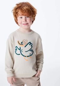 Foto do produto Blusão Infantil Menino Toddler Em Tricô De Algodão