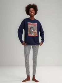 Foto do produto Pijama Longo Feminino Fio Tinto Warner