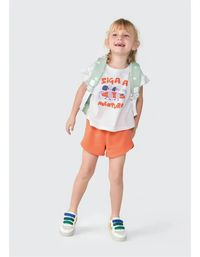 Foto do produto Conjunto Curto Infantil Menina Toddler 100% Algodão