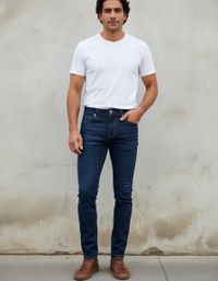 Foto do produto Calça Jeans Básica Masculina Skinny Com Elastano