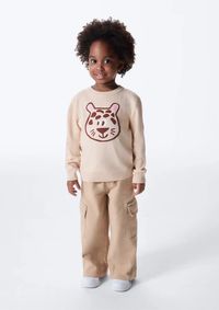 Foto do produto Blusão Infantil Menina Tricô Com Decote Redondo