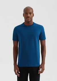 Foto do produto Camiseta Básica Masculina Areia Em Algodão Peruano